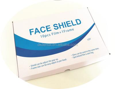 China High Quality Plastic Promotion Face Mask Sight With 100% Optically PET Anti-fog for sale