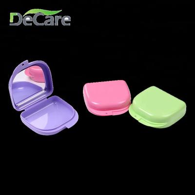 China China Manufacturer Eco - Friendly False Teeth Box With Mirror For Teeth Model With Different Colors for sale