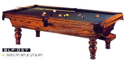 China Pocket BLP Pool Leather Solid Wood Snooker Table For Tournament Use for sale