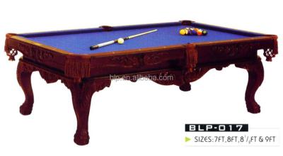 China Pocket BLP Pool Leather Solid Wood Snooker Table For Tournament Use for sale