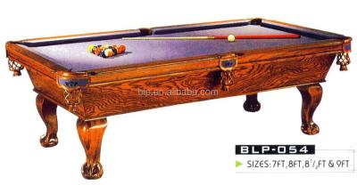 China Pocket BLP Pool Leather Solid Wood Snooker Table For Tournament Use for sale