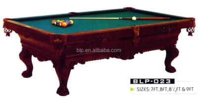 China Pocket BLP Pool Leather Solid Wood Snooker Table For Tournament Use for sale