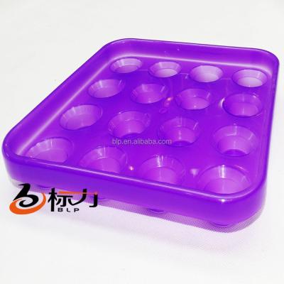 China Plastic Billiard Pool Ball Plastic Tray for 16 Balls Billiard Accessories for sale