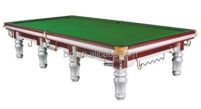 China Leather 12ft Pocket Pool Billiard Table With Slate For Sale BLP0904 for sale