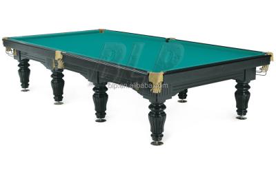 China Leather Pocket Snooker Pyramid Top Solid Wood Russian Pool Table For Sale for sale