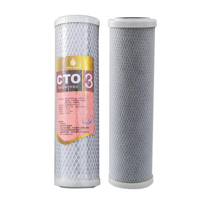 China Hotel Rechargeable High Flow Multi Use 5 Micron Active Carbon Water Filter CTO Cartridge Filter for sale