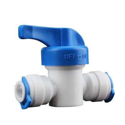 China General 2 Point Ball Valve Plastic Durable Quick Flush Water Purifier Ball Valve for sale