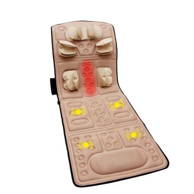 China Multi-function cushion compression/relaxation vibrate/body massagers heating compress massage mattress airbag hot electric cushion full household massager for sale