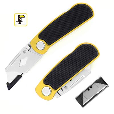 China Zinc Alloy Folding Knife Blade Cutter Folding Knife Box Fixed Cutter Multi Knife High Quality Best Design for sale