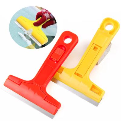 China High Quality Steel Wall Safety Small Window Glass Scraper Floor Safety Cleaning Scraper With Razor Blade for sale