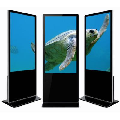 China Hot Selling Indoor Kiosk LCD Signage Totem Floor Stand Digital Indoor Interactive Touch Screen Advertising Billboard For Restaurant for sale