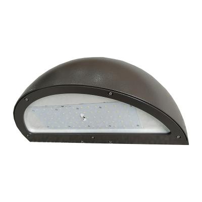 China Tempered Glass Led Wall Pack Outdoor Half Moon Led Wall Sconce 60w for sale