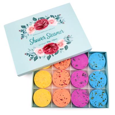 中国 Organize Aromatherapy Flower Shower Steamers with Bag CAS-01 販売のため