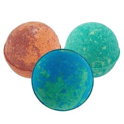 China OEM Rich Bubble Moisturizing 100% Natural Colorful Good Quality Home Spa Custom Made Supplies Press Bath Bombs for sale