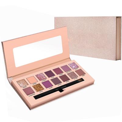 China Waterproof Matte Shimmer Eye Makeup 14 Colors Long Lasting Eye Shadow Palette for sale