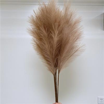 China home & party & marry the & store & Market Decoration Hot Sale Wedding Decorative Artificial Pampas Grass Dry Flower Bouquet for sale