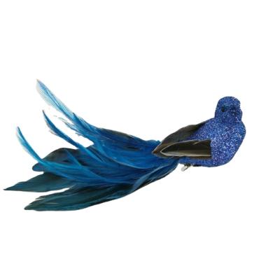 China GARLAND DECORATION SYART Christmas Party Supplies Decoration Birthday Favors Beautiful Feather Blue Bird for sale