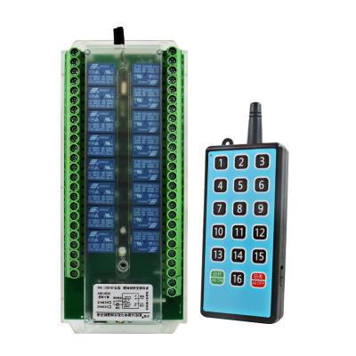 China 16CH SHDC-16K Remote Control Switch 12V 24V 60V Receiver-Transmitter Intelligent Remote Control Light Switch for sale