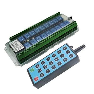 China RF Learning Code 18ch 12v 24V 48V 433mhz SHDC-18K Transmitter Receiver Gsm Wireless Remote Control Power Switch for sale