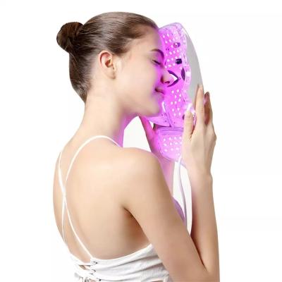 China For Home Use Popular PDT Light Therapy Face Neck Mask Beauty Device 7 Colors Led Facial Mask Led Photon Therapy Light for sale