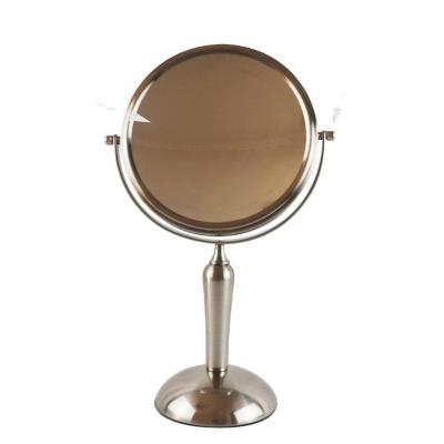 China Round Unlit 1X&5Xdesktop Magnifying Makeup Mirror for sale