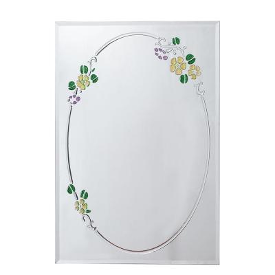 China Custom Glass Decoration Bathroom Mirror for sale