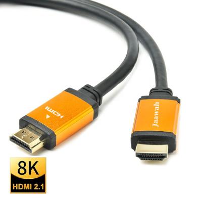 China Custom Copper HDMI 2.1 COMPUTER Cable 19 8k 60hz 19 Male 1M 2M 3M HD TV Certification 4K 120HZ ultra high speed china hd to male flat ODM for sale