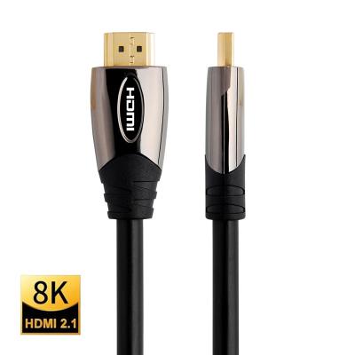 China Bulk high quality cheap custom hd hdmi 2.1 hdmi cable 8k 60hz video cable hdmi cable 2.1v 4k 120hz hd tv dish for sale