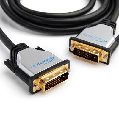 China COMPUTER Free Sample DVI-D 24+1 Pin DVI To DVI Monitor Cable Hd Video Signals Cable ODM OEM Can Be Customized for sale