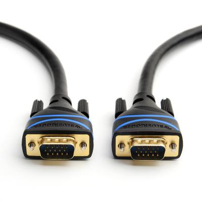 China COMPUTER VGA to VGA Cable 15pin MALE-MALE 1080p Extension Cable Cord for PC Computer Monitor Projector for sale