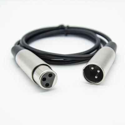 China Multimedia xlr connector 3 pin microphone XLR wire dmx audio illumination cable lossless audio noise male to female for sale