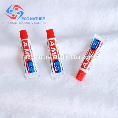 China Hotel Travel Spa Home hotel toothpaste supply Colgate 5g toothpaste supply for sale