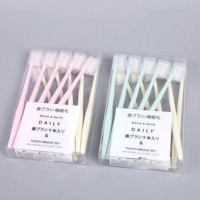 China Disposable Hot sale soft bristle recycled plastic eco toothbrush for sale