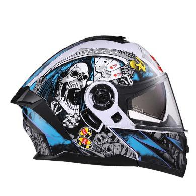 China Comfortable And Adjustable All Seasons Motorcycle Helmet Motorcycle Accessories Full Face Helmet Custom Motorcycle for sale