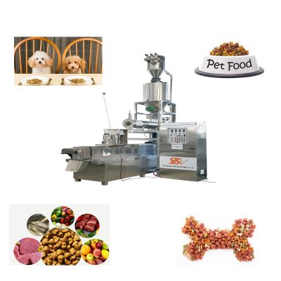 China Fully Automatic Pet Food Extruder Dog Cat Fish Food Making Machine With CE Certificate Production Line for sale