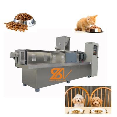 China 201 Staineless Steel Pet Food Line , Low Noise Dog Food Extruder Machine for sale