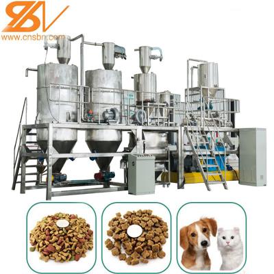 Cina Asciughi la vite del doppio della pianta del macchinario dell'espulsore del cibo per cani di Kibble che soffia 58-380 chilowatt in vendita