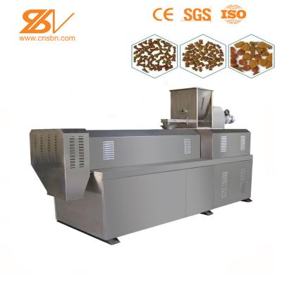 Cina Twin Screw Dog Food Extrusion Machine Stainless Steel 304 in vendita