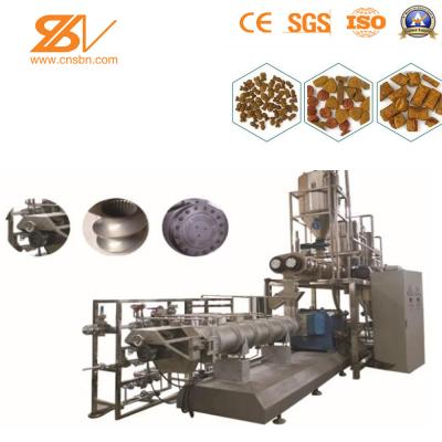 Chine Le type humide sec de machine de Cat Pet Food Processing Extruder de chien de SBN a expulsé double vis à vendre