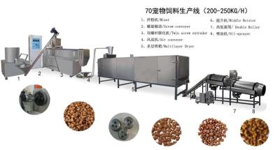 China Extrusora dos alimentos para animais de estimação do produto comestível SS201 250KW 800KG/H à venda