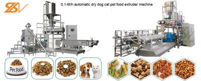 China 0.1-6t/H sopló instalación de producción seca de la pelotilla de la comida de perro casero en venta