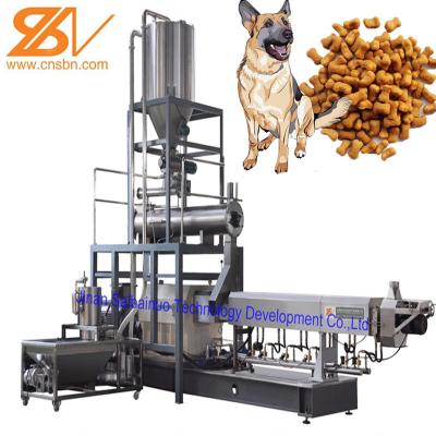 China 100-2000kg/Hr perro casero seco mojado automático industrial Cat Food Extruder en venta