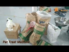 Dog Chews Pet Treat Machine Extrusion Siemens Motor Fully Automatic