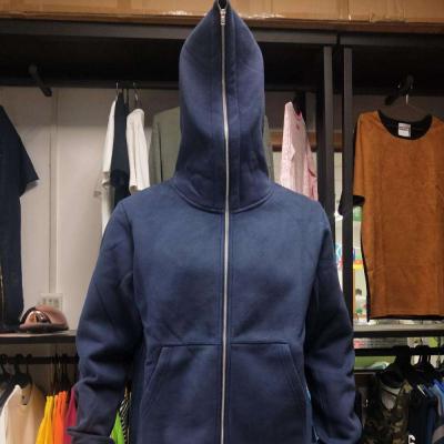 China Anti-wrinkle OEM Custom Design Full Logo Blank Full Face Zip Hoodies , Custom Fleece Men s Zip Up Hoodie For Men for sale