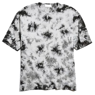 China high quality Anti-wrinkle summer breathable casual style tie-dye plus size t-shirt wholesale for sale