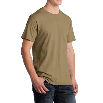 China New Fashion Anti-wrinkle Solid Color Cotton Casual Daily Style Men's T-shirt For Men for sale