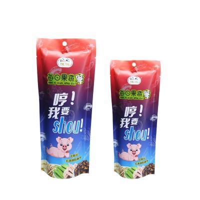 China Recyclable Promotional Good Quality White Custom Kraft Bag Biodegradable Pouches Up Pouch Food Packaging Zipper Bag for sale