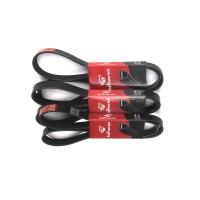 China WARRANTY FOR 60000KM-100000KM Transmission Part Car Engine Rubber Fan Belt 6PK1370 Rib Belt for sale