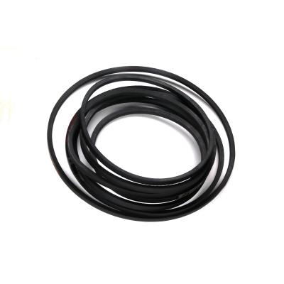 China High quality professional black strong material rubber transmission V-belt high efficiency good prices NR wrapped V belt for sale