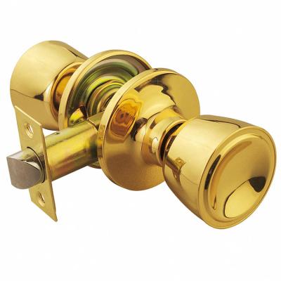 China OEM Easy Installation Door Lock Popular Factory Price Button Design Residential Tubular Door Lock Passage Knobset for sale